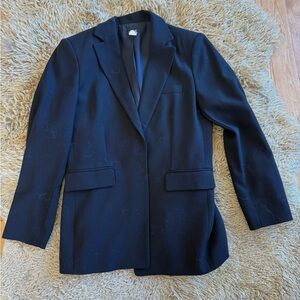 J. Crew Wool Blazer in Dark Navy